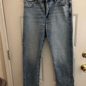 American Eagle Outfitters Light Blue Slim Straight Jeans